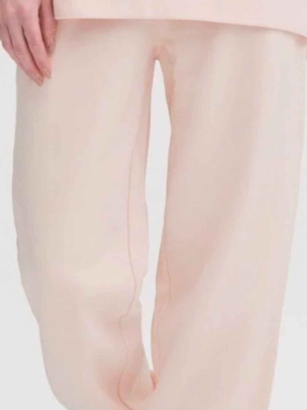 MATE the Label Organic Fleece Wide Leg Pants in Conch